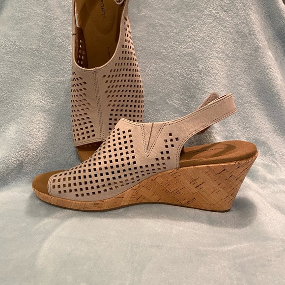 Rockport NWOT perf. Leather Slingback Sa… - Picture 2 of 8